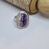 Ein herrlicher Silberring mit Tiffany- Stone - Image 4