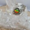 Feder- Ring mit Opal