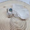 Unikater Ring mit Black Opal
