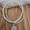 Elegantes Opal Armkettenset