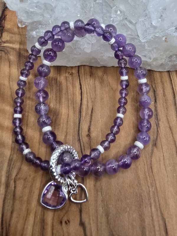 Magisches Armkettenset mit Amethyst