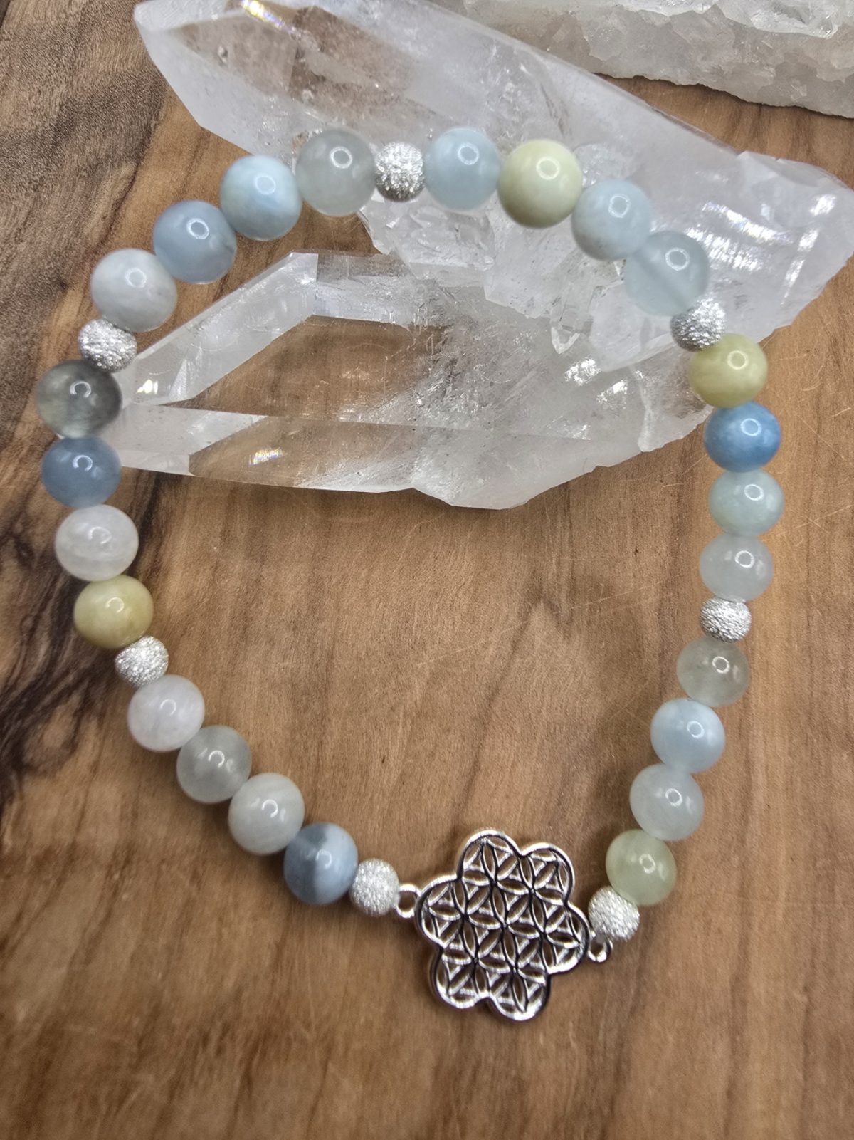 Besondere Armkette mit Aquamarin - Image 3